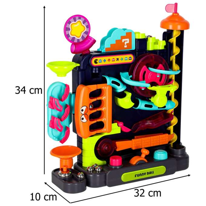 Kamuoliukų kliūčių ruožas, žaidimas