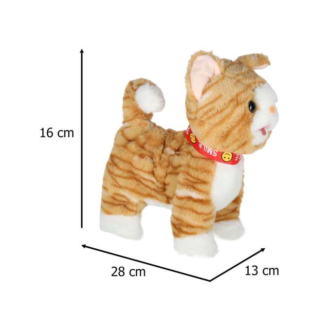 Interaktyvus katinas su pavadėliu