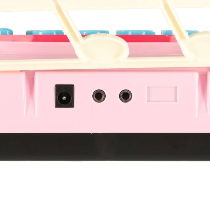 Pianinas su mikrofonu rožinis