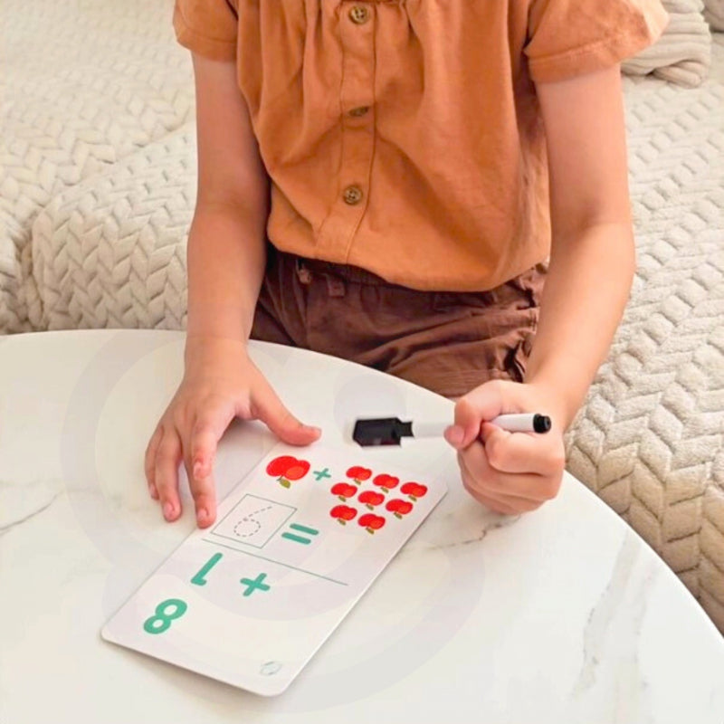 Edukacinės kortelės mokytis skaičiuoti