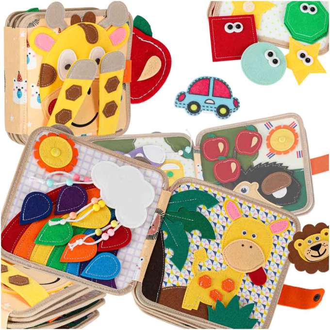 Edukacinė knygelė žirafa