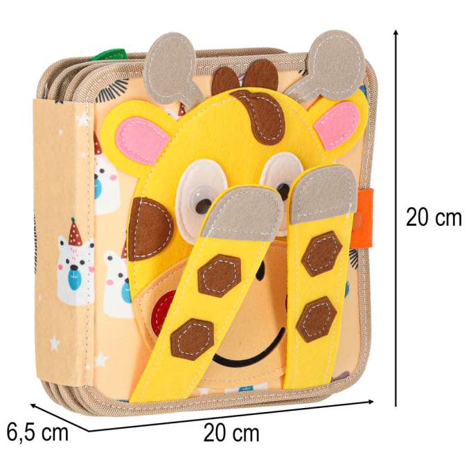 Edukacinė knygelė žirafa