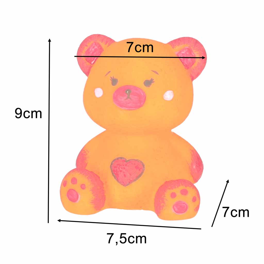 Meškos formos dažoma naktinė lemputė vaikams
