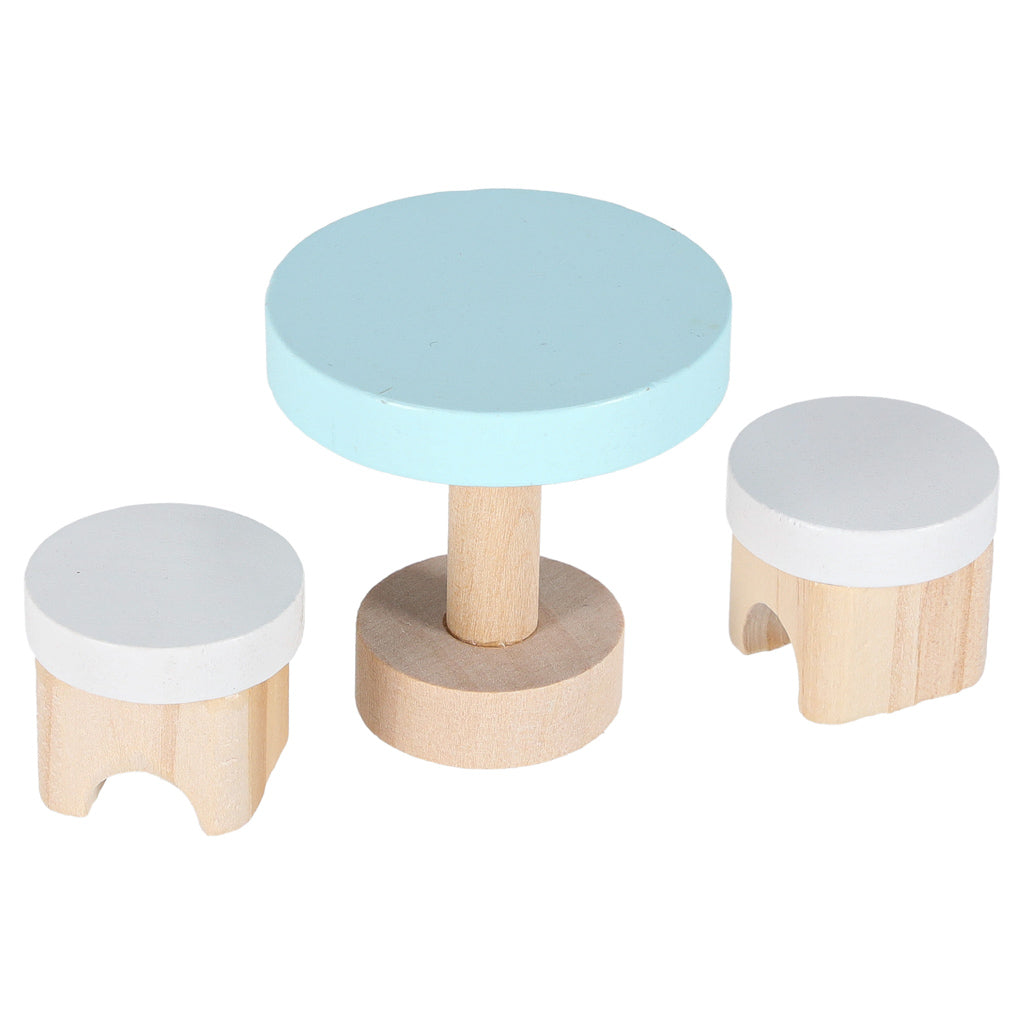 Lėlių namas lagamine su priedais