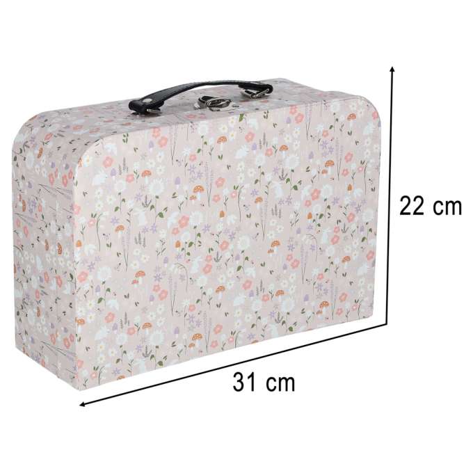 Lėlių namas lagamine su priedais