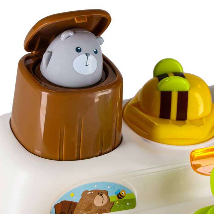 Pop-up žaislas su garsais ir šviesomis, iššokantys gyvūnėliai