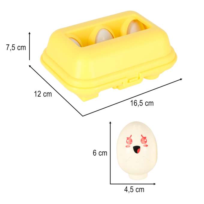 Edukaciniai kiaušiniai 6vnt