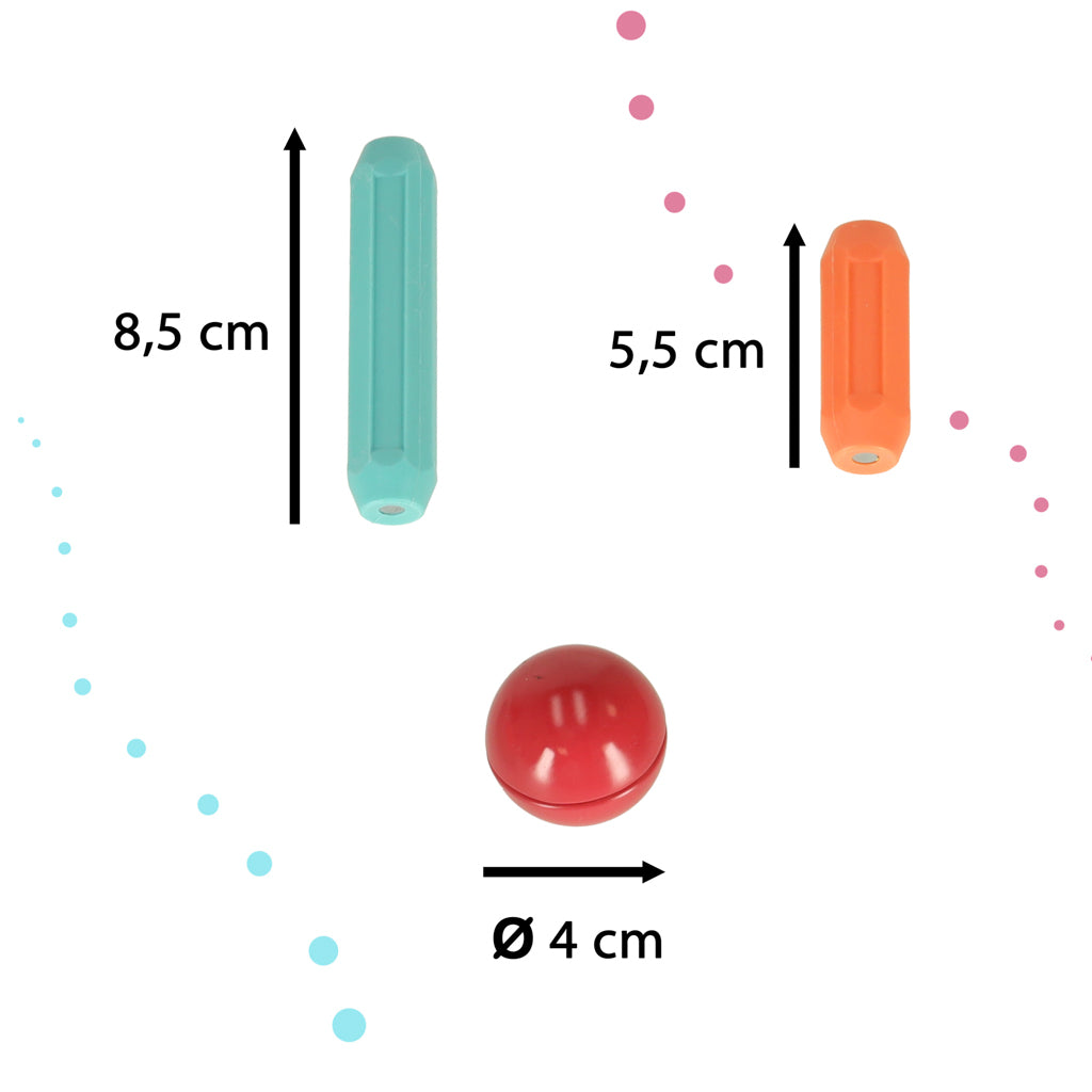 Magnetinės kaladėlės, 25 elementai