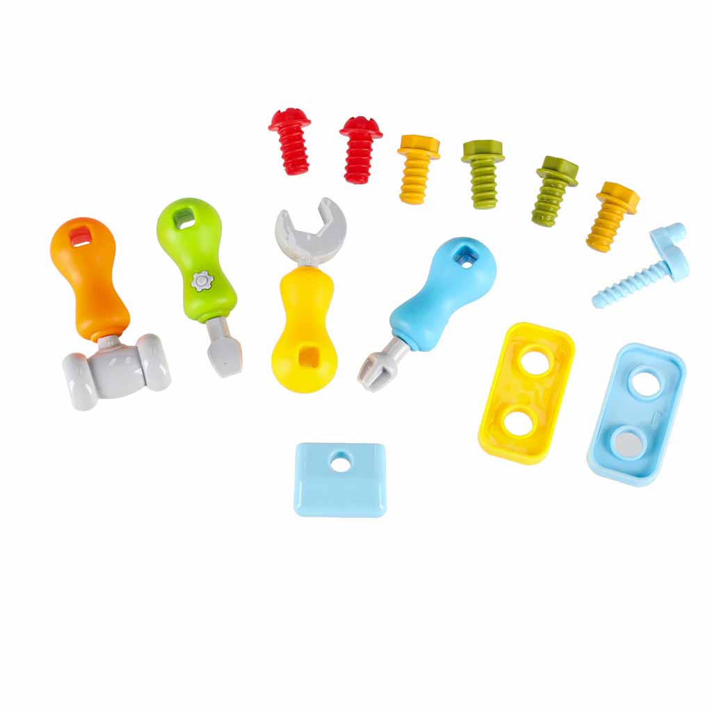 Edukacinis autobusas su varžtais ir atsuktuvu