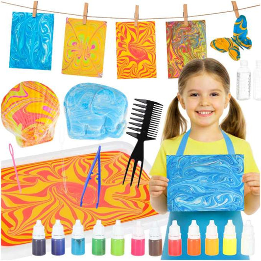 Kūrybinis rinkinys - tapyba ant vandens 12 spalvų