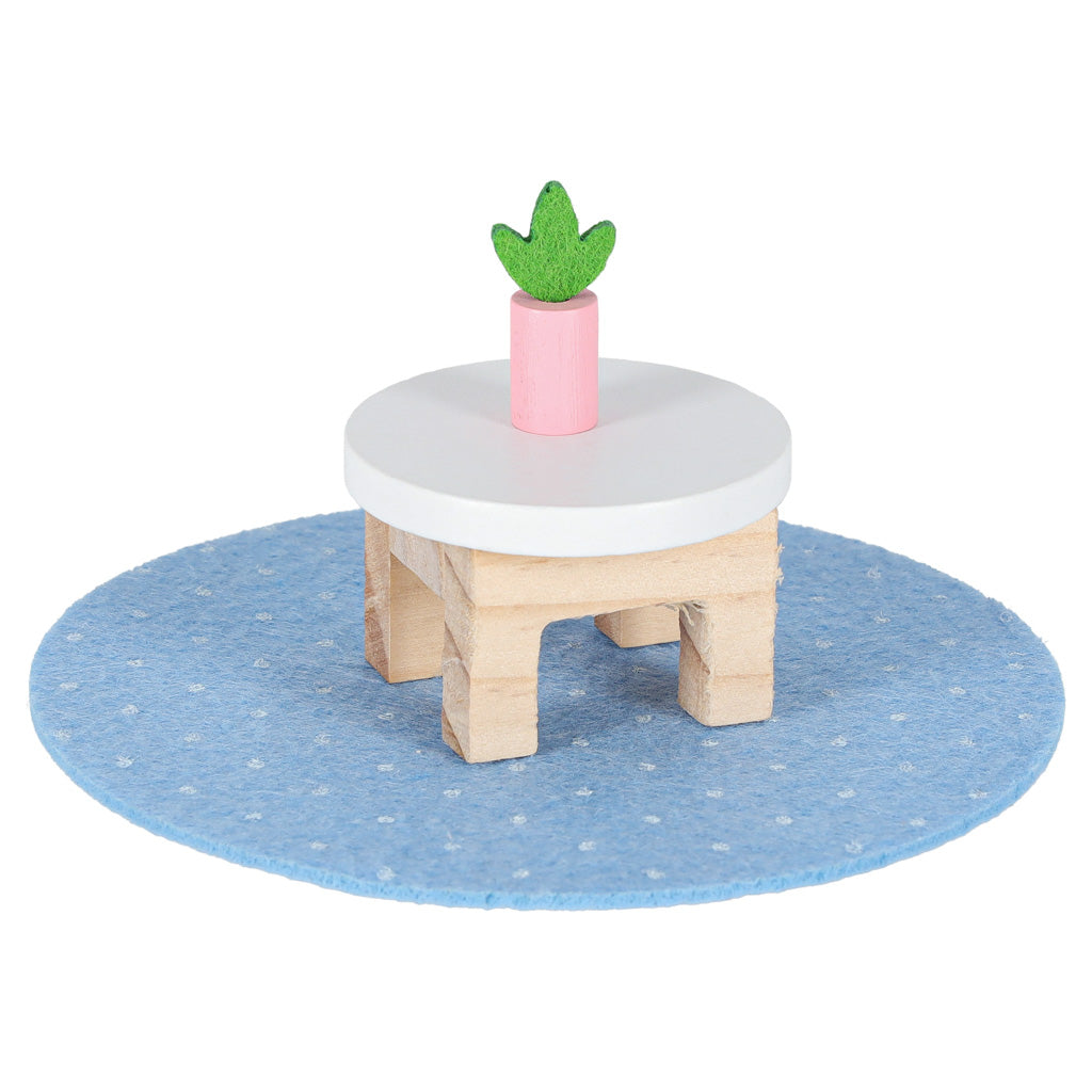 Lagaminas - namelis su gyvūnėliais ir baldais