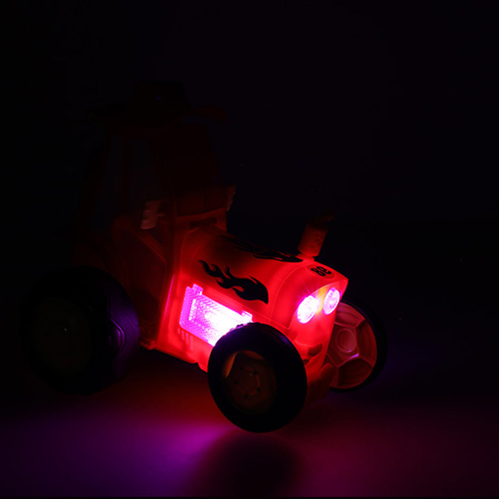 Traktorius su valdymo pulteliu