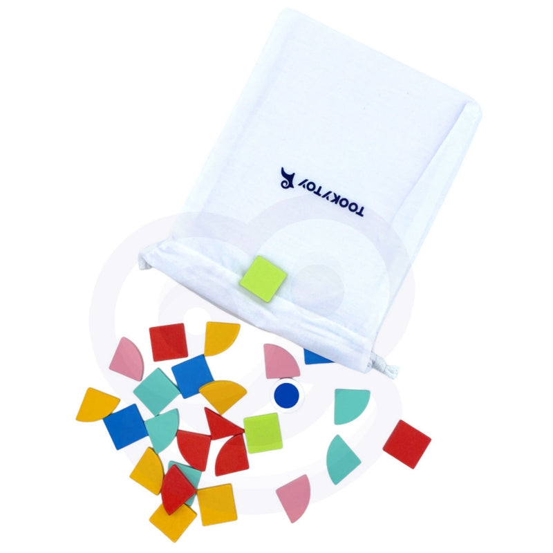 Tooky toy medinė mozaika dėlionė