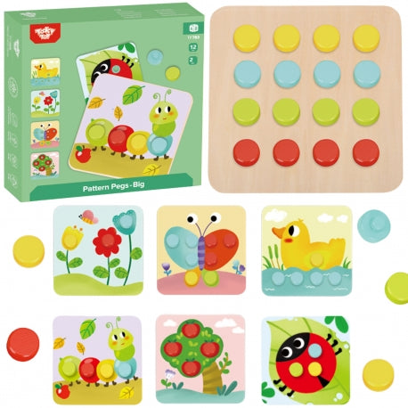 Medinė mygtukų mozaika